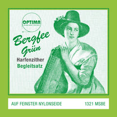 Optima Saiten für Zither Harfen-/Luftresonanzzither Nylon grün 1321 - Set (1321.MSBE)