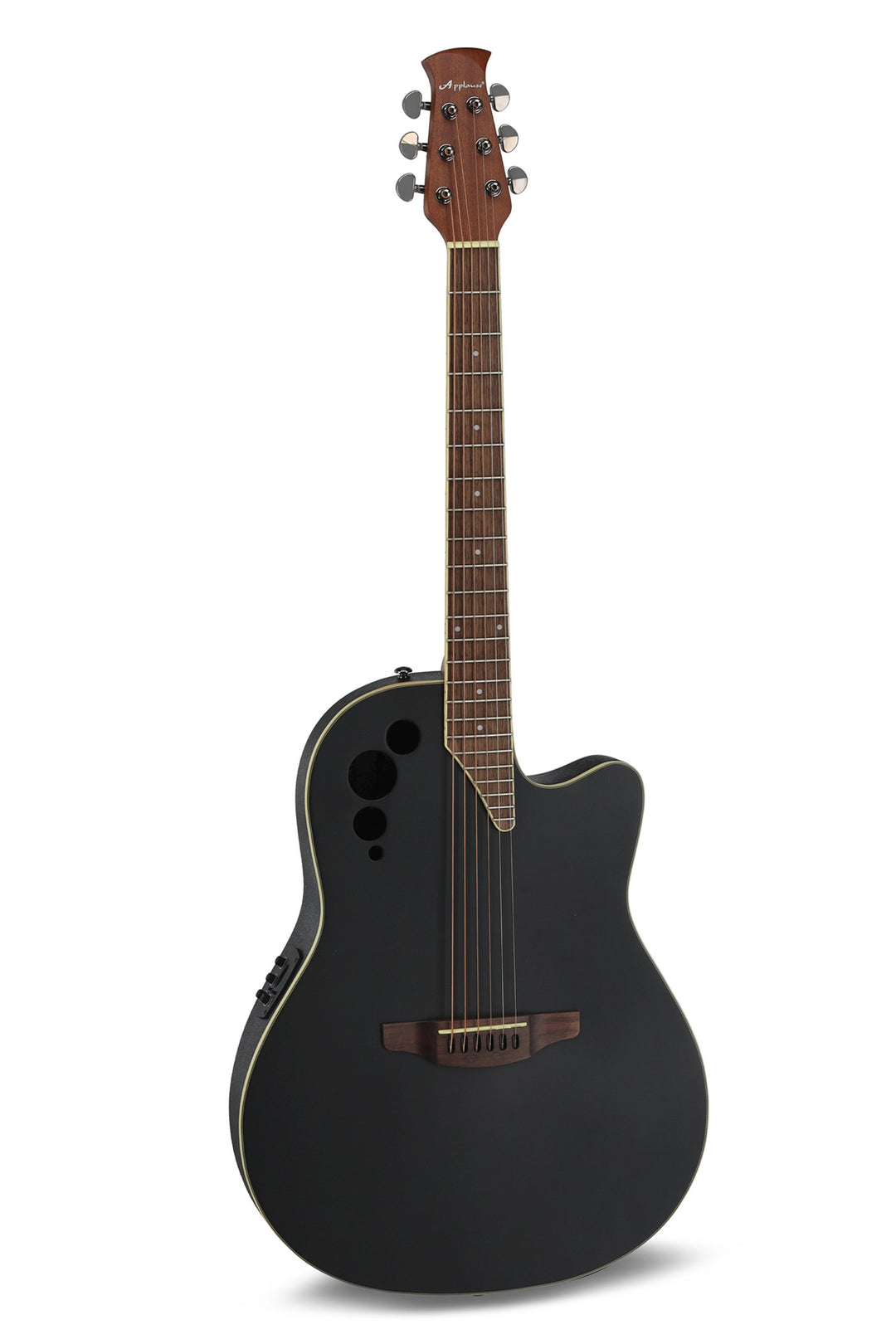 Applause E-Akustik Gitarren AE44II Mid Cutaway - Black Satin (AE44-5S)