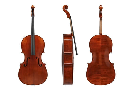 GEWA Europa Maestro Cello 7/8, Maroon-Geigenlack
