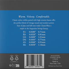 Augustine Saiten für klassische Gitarren Classic Label - 3 x Set Classic Blue (normal/high)