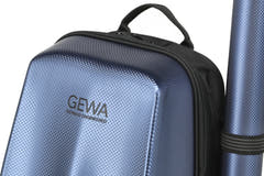 GEWA Rucksack für Geigen case Space Bag - Blau 4/4 - 3/4 (33 x 67 (mit Bogen case 79 ) x 19 cm)