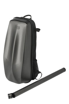 GEWA Rucksack für Geigen case Space Bag - Titanium 4/4 - 3/4 (33 x 67 (mit Bogen case 79 ) x 19 cm)