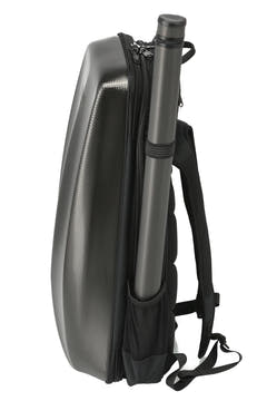 GEWA Rucksack für Geigen case Space Bag - Titanium 1/2 - 1/4 (33 x 63 (mit Bogen case 66 ) x 19 cm)