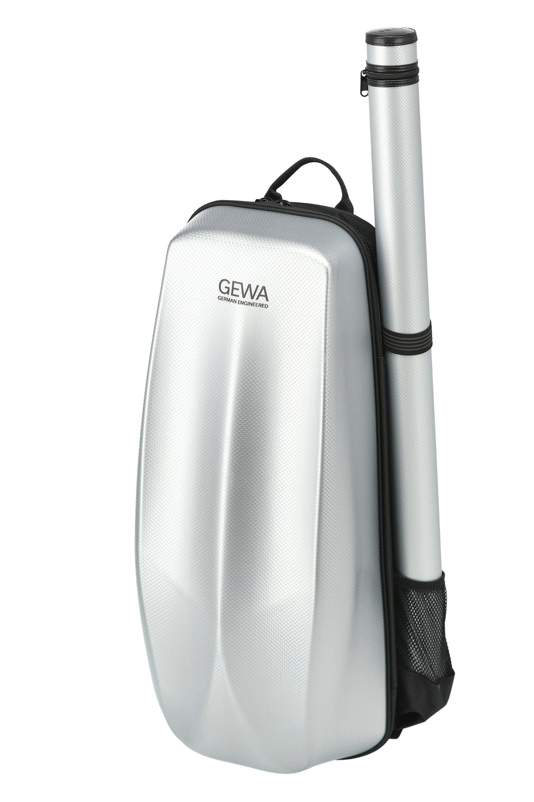 GEWA Rucksack für Geigen case Space Bag - Silber 4/4 - 3/4 (33 x 67 (mit Bogen case 79 ) x 19 cm)
