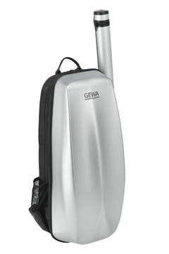 GEWA Rucksack für Geigen case Space Bag - Silber 4/4 - 3/4 (33 x 67 (mit Bogen case 79 ) x 19 cm)