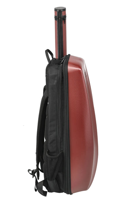 GEWA Rucksack für Geigen case Space Bag - Rot 4/4 - 3/4 (33 x 67 (mit Bogen case 79 ) x 19 cm)