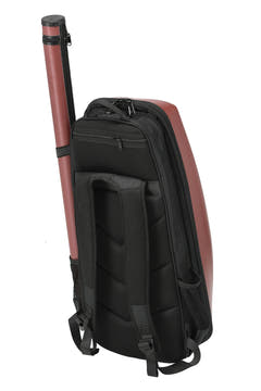 GEWA Rucksack für Geigen case Space Bag - Rot 4/4 - 3/4 (33 x 67 (mit Bogen case 79 ) x 19 cm)