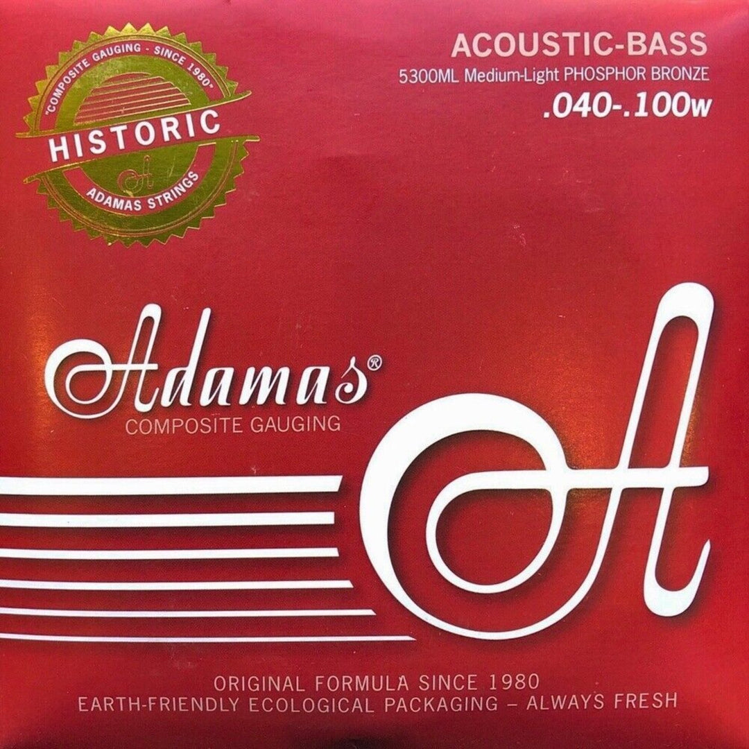 Adamas Saiten für Akustikbass Phosphor Bronze - Set 4-saitig med-light (5300ML)