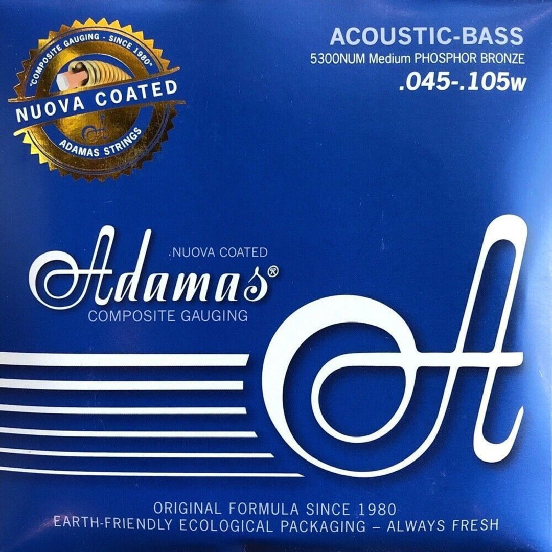 Adamas Saiten für Akustikbass Nuova beschichtet - Set 4-saitig med (5300NU-M)