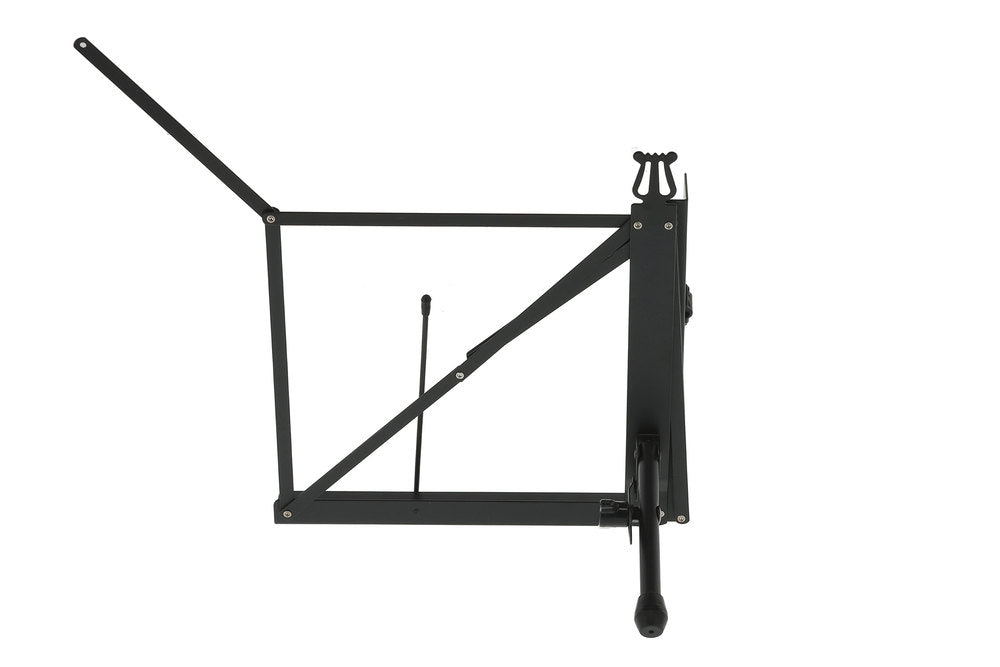 GEWA Tisch-Notenständer, schwarz, 22 cm zusammengeklappt, mit Tasche