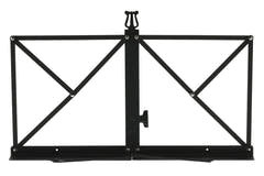 GEWA Tisch-Notenständer, schwarz, 22 cm zusammengeklappt, mit Tasche