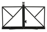 GEWA Tisch-Notenständer, schwarz, 22 cm zusammengeklappt, mit Tasche