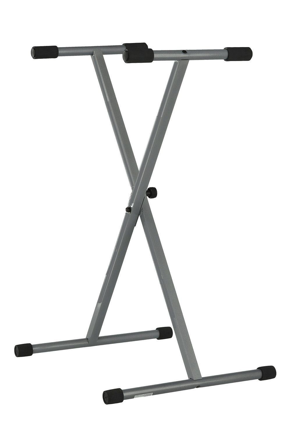 GEWA Keyboardständer, Einfachkreuz, silber