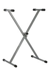 GEWA Keyboardständer, Einfachkreuz, silber