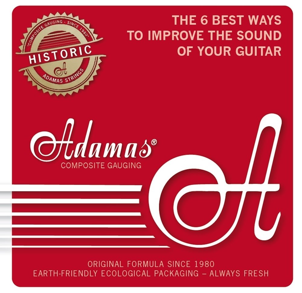 Adamas Round Core 1717RC gitarrensaiten, auch für Allergiker