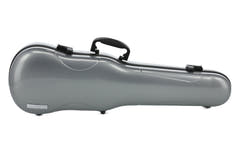 GEWA Formgeformte Geigen cases Air 1.7 - Silber metallic hochglanz