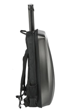 GEWA Rucksack für Geigen case Space Bag - Titanium 4/4 - 3/4 (33 x 67 (mit Bogen case 79 ) x 19 cm)