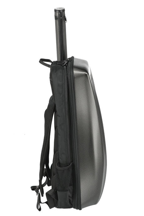 GEWA Rucksack für Geigen case Space Bag - Titanium 4/4 - 3/4 (33 x 67 (mit Bogen case 79 ) x 19 cm)