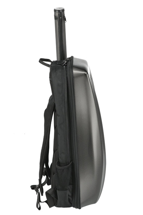 GEWA Rucksack für Geigen case Space Bag - Titanium 4/4 - 3/4 (33 x 67 (mit Bogen case 79 ) x 19 cm)