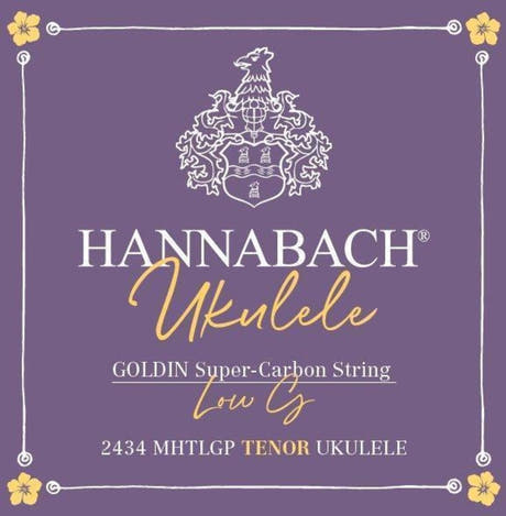 Hannabach 2434MHTLG tiefe G4-Saite für Tenor-Ukulele, Carbon