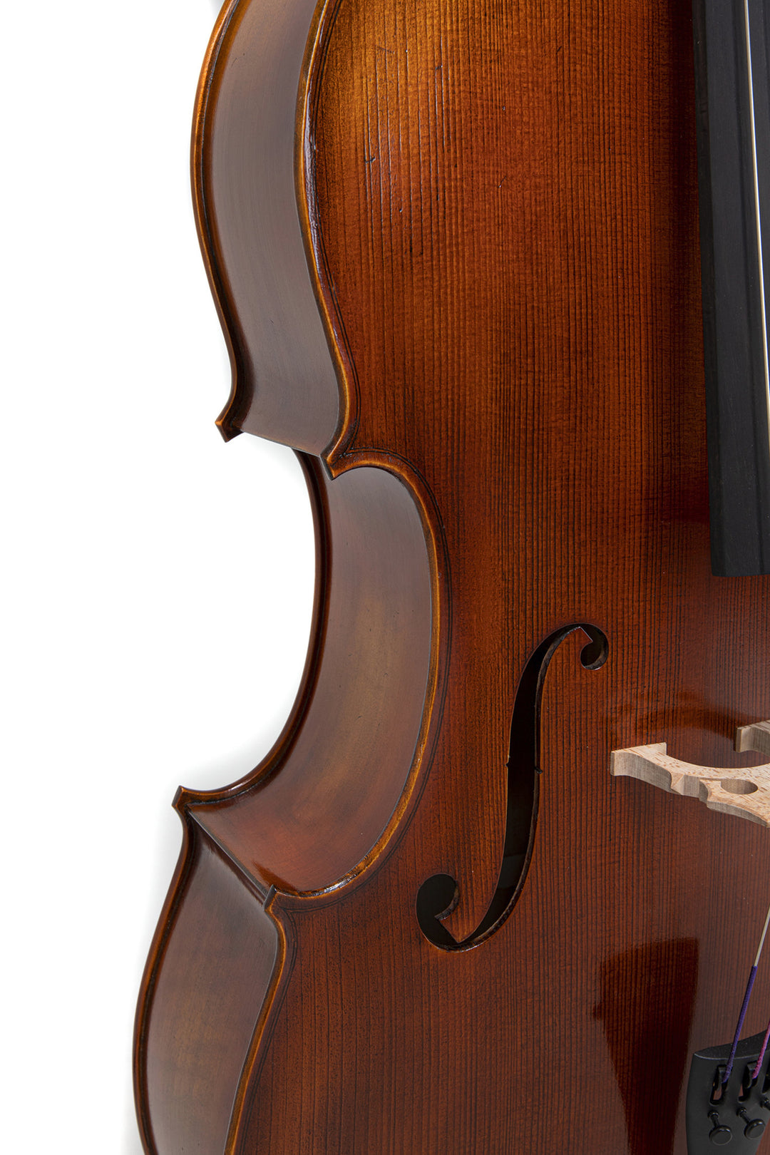 GEWA Cello Allegro Antique - 4/4 (Eingerichtet mit Wittner Feinstimm-Saitenhalter inkl. bag, Massaranduba-Bogen, Larsen Aurora-Saiten)