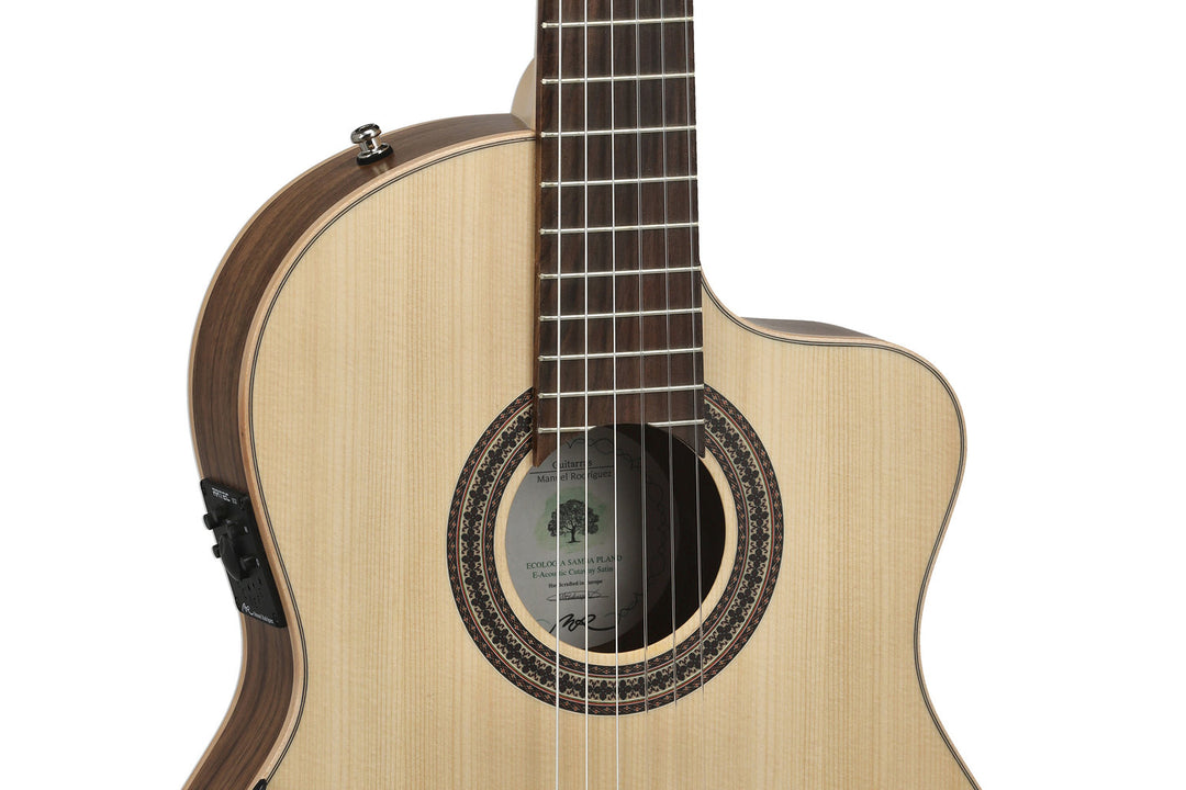 Manuel Rodriguez ECOLOGÍA Serie Samba Elektro-Akustik - E-Akustik Samba Plano (Cutaway)