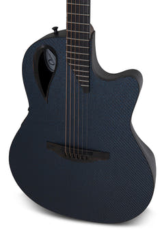 Adamas E-Akustik Gitarren Adamas MD80-NWT Mid-Depth Contour Cutaway - NWT Blue Reflection (MD80-8R-G)