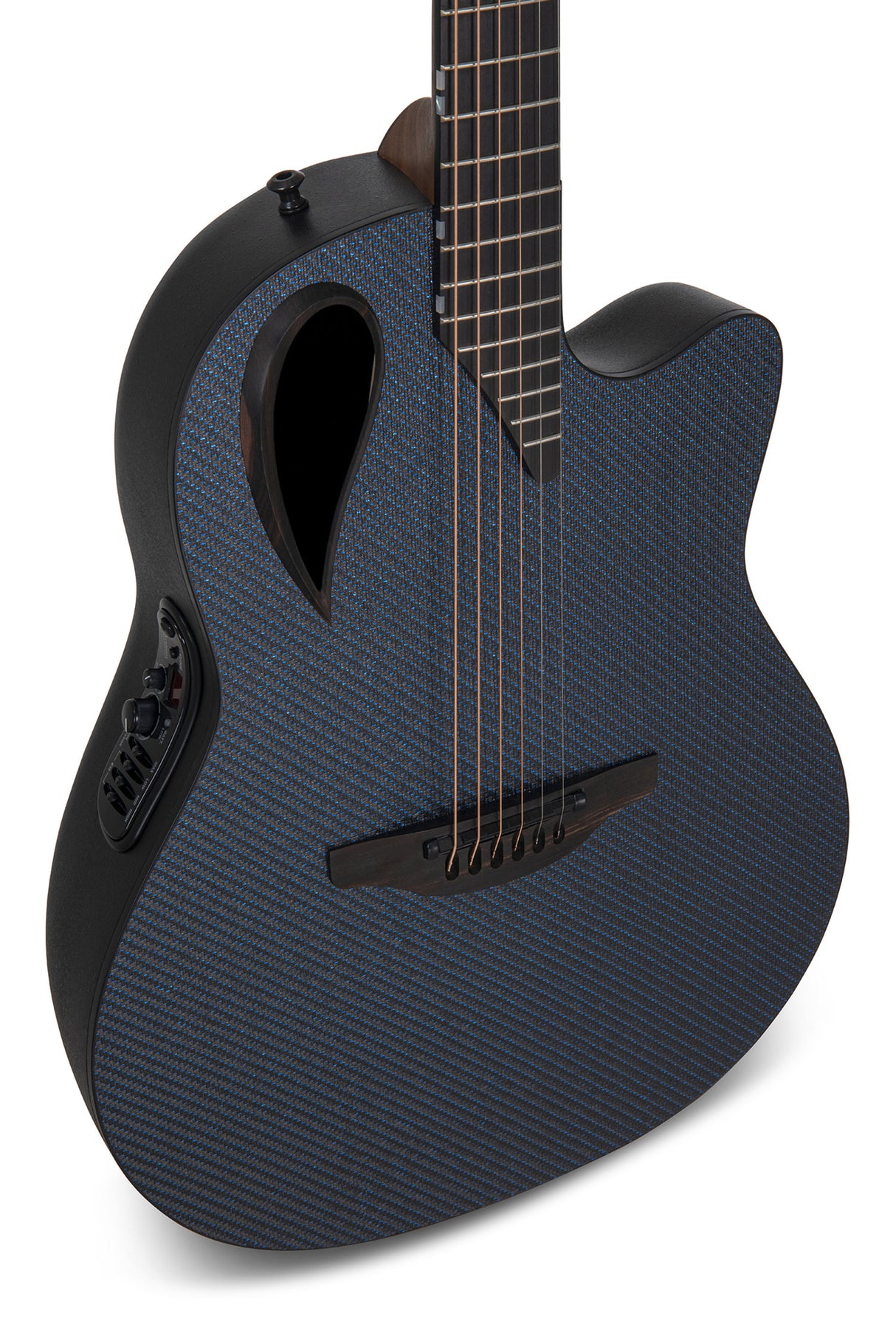 Adamas E-Akustik Gitarren Adamas MD80-NWT Mid-Depth Contour Cutaway - NWT Blue Reflection (MD80-8R-G)