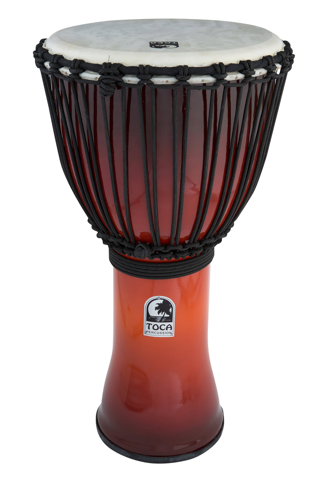 Toca Djembe Freestyle Rope Tuned - African Sunset (SFDJ-12AFS)