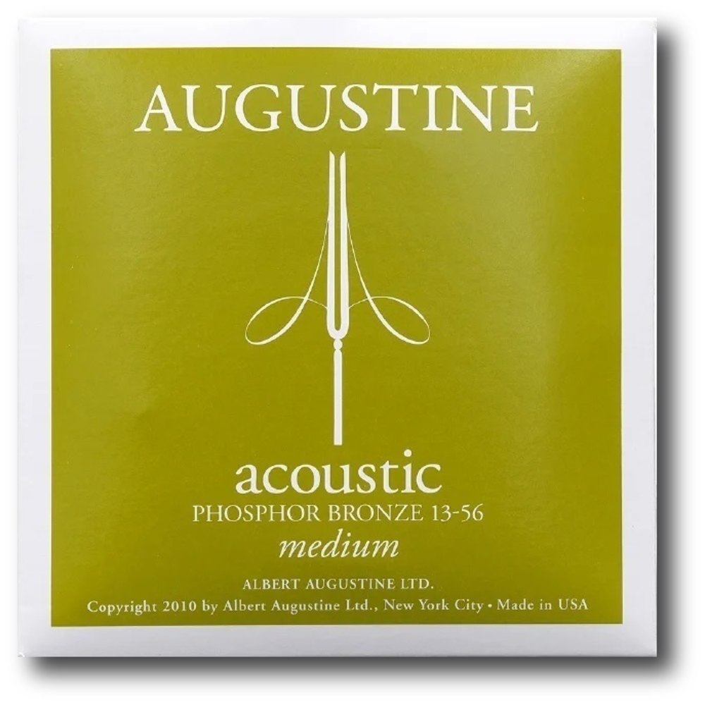 Augustine Acoustic Phosphor Bronze Westerngitarrensaiten, Medium 13-56