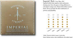 Augustine Saiten für klassische Gitarren Imperial Crystal Nylon medium - Set Imperial Red (medium/medium)