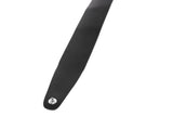 GEWA Premium Plain 70 Gitarrengurt mit Security Locks, schwarz, perforiert
