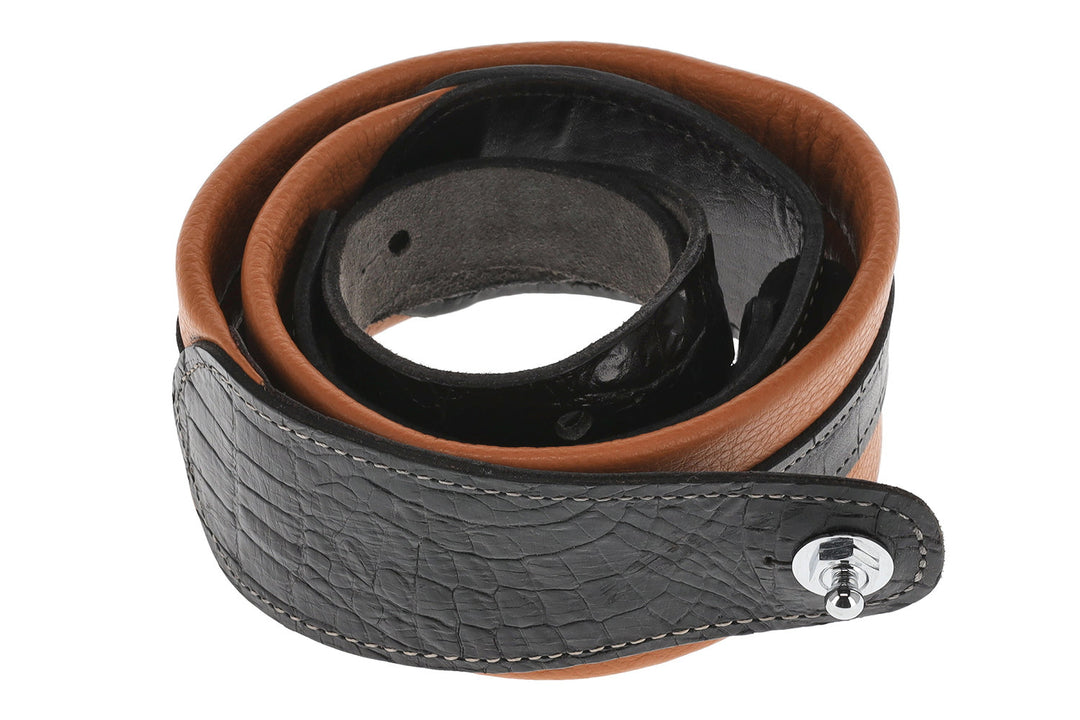 GEWA Gitarren Gurte Prestige 65 gepolsterte Security Locks - dry sand/black