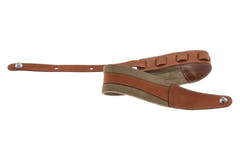 GEWA Gitarren Gurte Prestige 85 gepolstert Security Locks - dry sand/braun