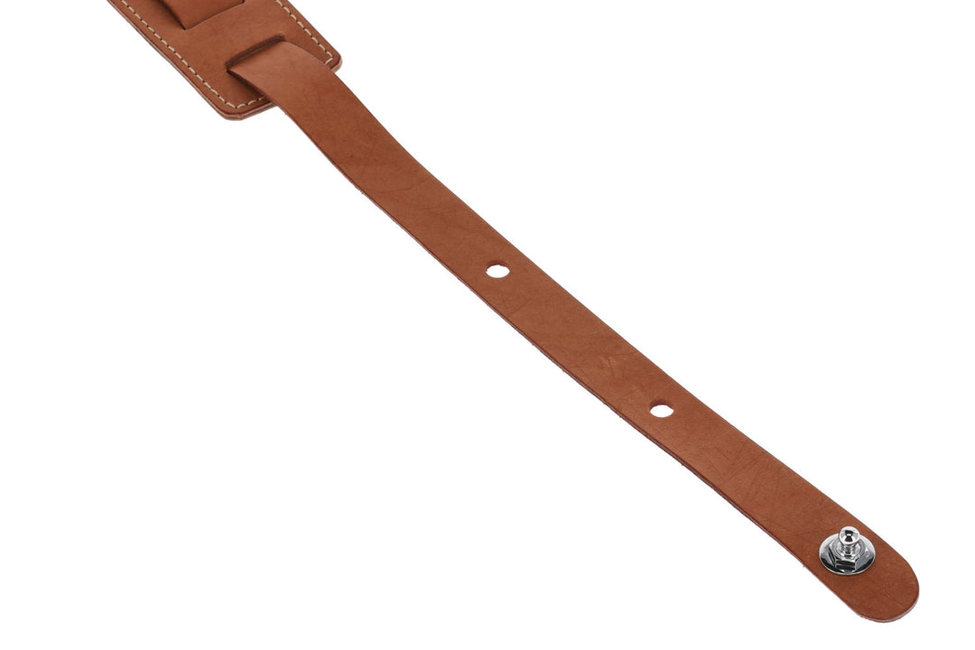 GEWA Gitarren Gurte Prestige 85 gepolstert Security Locks - dry sand/braun