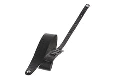 GEWA Premium Plain 70 Gitarrengurt mit Security Locks, schwarz, genarbt