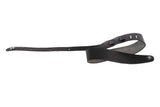 GEWA Premium Plain 70 Gitarrengurt mit Security Locks, schwarz, genarbt
