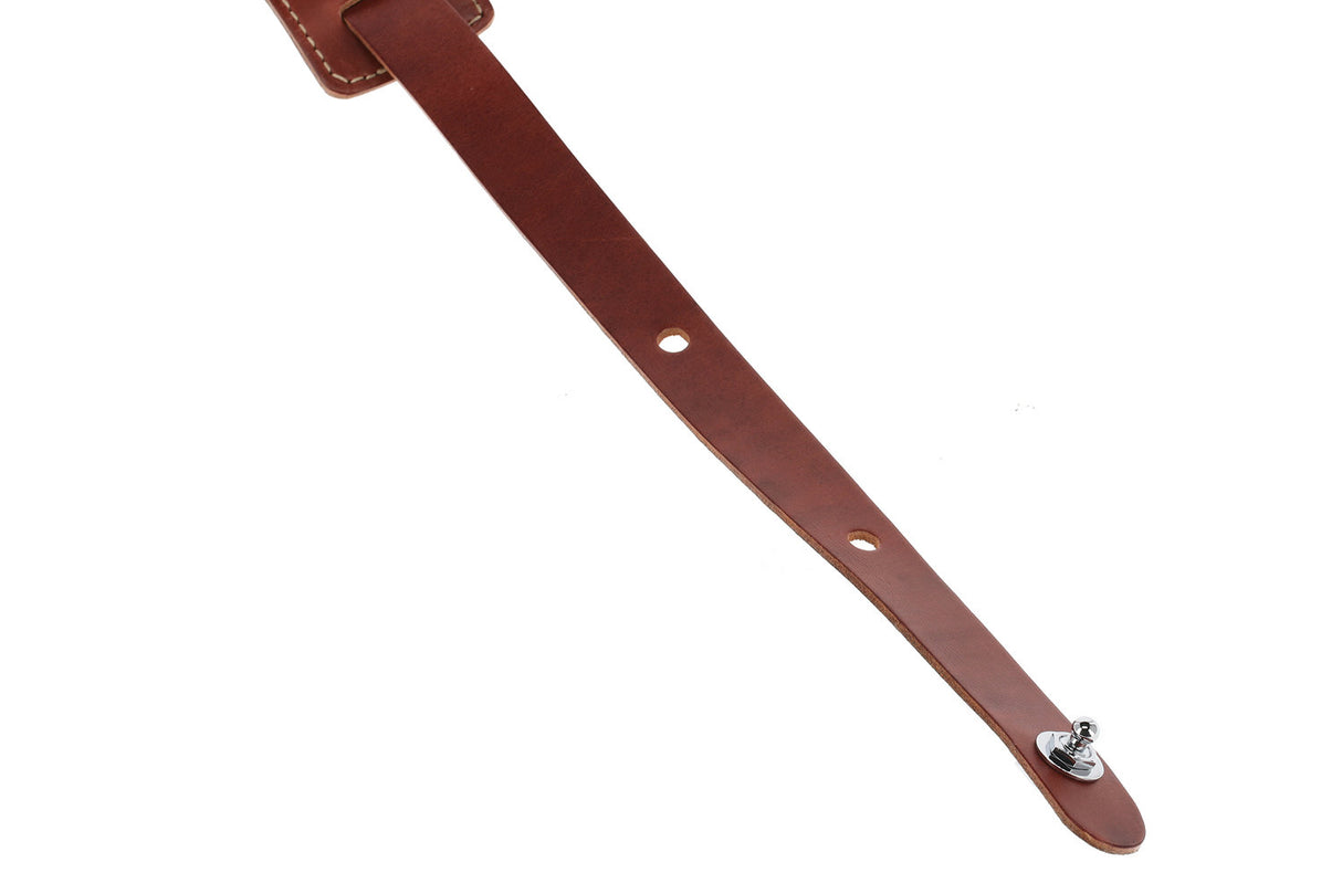GEWA Gitarren Gurte Prestige 65 gepolsterte Security Locks - dry sand/braun
