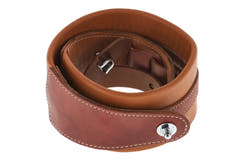 GEWA Gitarren Gurte Prestige 65 gepolsterte Security Locks - dry sand/braun