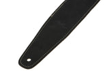 GEWA Regular 70 Gitarrengurt aus Leder, Satin Black