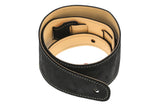 GEWA Regular 70 Gitarrengurt aus Leder, Satin Black