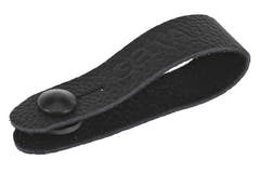 GEWA Tie Strap Schlaufe für Gitarrengurt, Leder, schwarz