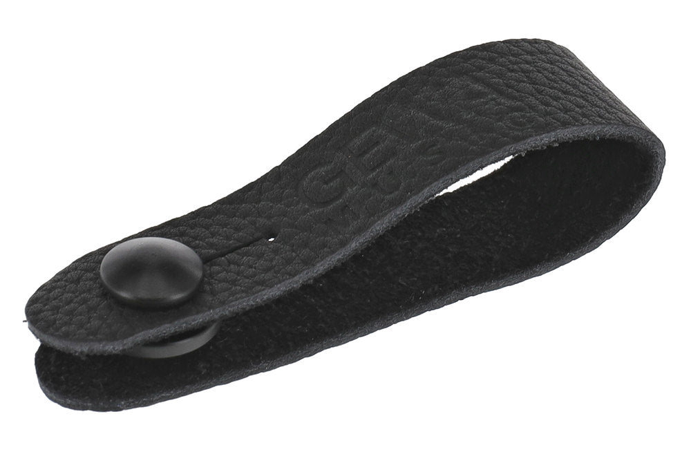 GEWA Tie Strap Schlaufe für Gitarrengurt, Leder, schwarz