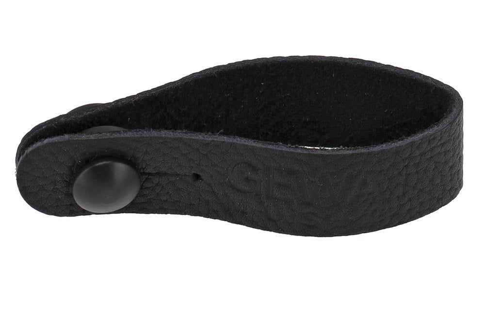 GEWA Tie Strap Schlaufe für Gitarrengurt, Leder, schwarz