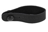 GEWA Tie Strap Schlaufe für Gitarrengurt, Leder, schwarz