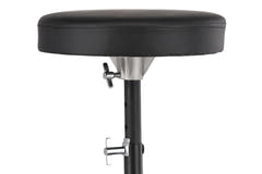 Basix DT-100 Schlagzeughocker, runde Sitzfläche, 45 bis 59 cm
