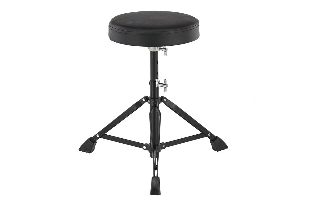 Basix DT-100 Schlagzeughocker, runde Sitzfläche, 45 bis 59 cm