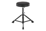 Basix DT-100 Schlagzeughocker, runde Sitzfläche, 45 bis 59 cm