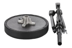 Basix DT-100 Schlagzeughocker, runde Sitzfläche, 45 bis 59 cm