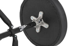 Basix DT-100 Schlagzeughocker, runde Sitzfläche, 45 bis 59 cm